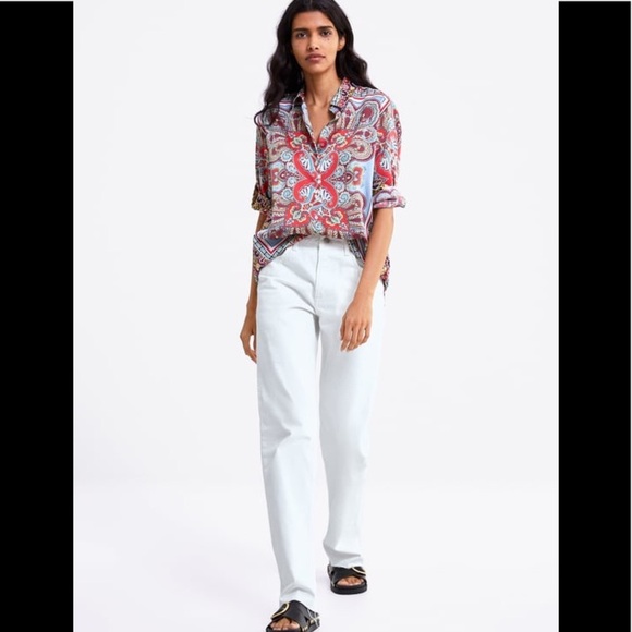 Print button down shirt from Zara - Picture 4 of 12